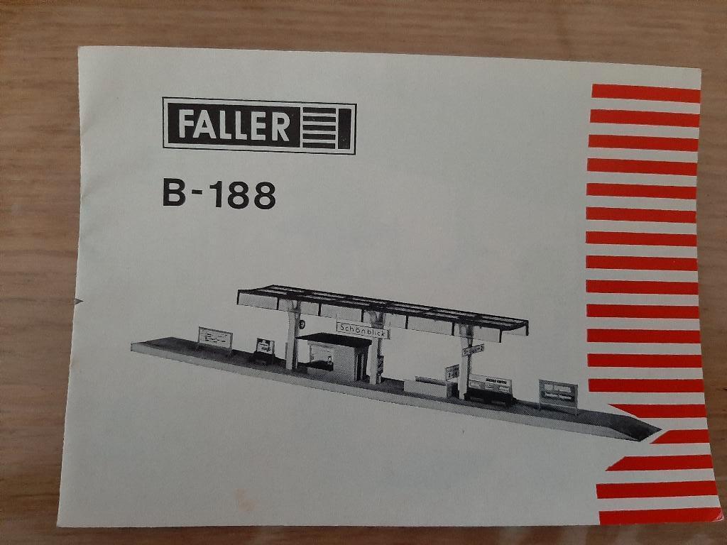 Faller boekje van de b-188., Wisselstroom, Gebruikt, Märklin, Boek, Tijdschrift of Catalogus