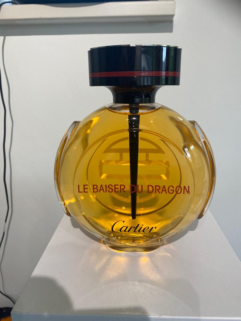 Cartier Le baiser de dragon. Giant factise, Verzamelen, Parfumverzamelingen, Ophalen of Verzenden, Gebruikt, Parfumfles