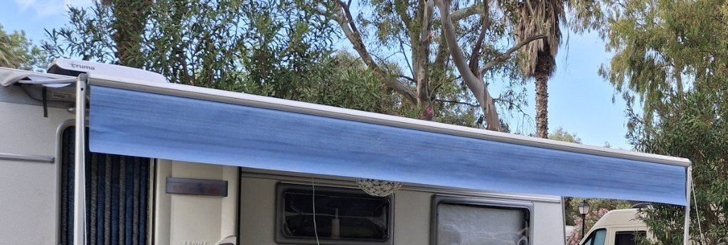 Fiamma zakluifel caravanstore 360 blue ocean, Ophalen, Gebruikt