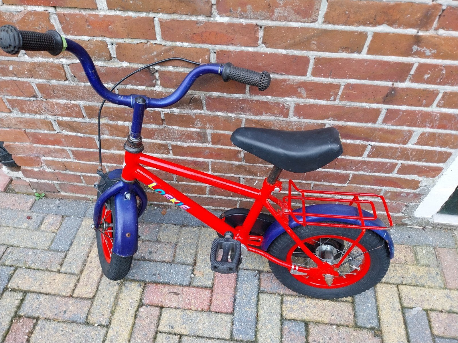 Te koop kinderfiets. Merk Loekie. 16 inch, Fietsen en Brommers, Fietsen | Kinderfietsjes, Ophalen, Gebruikt, 16 tot 20 inch