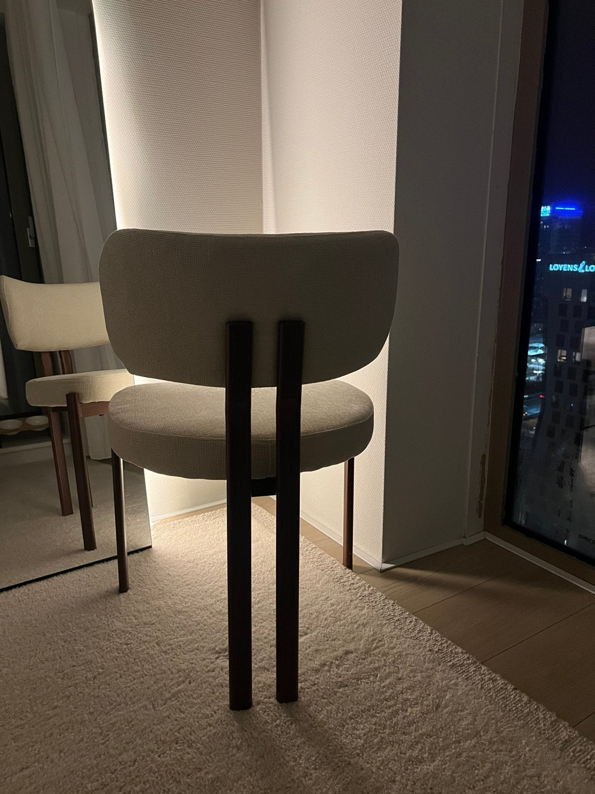 Japandi eetkamerstoelen nieuw/ IN DOOS EN ONGEBRUIKT, Ophalen, Wit, Nieuw, Vijf, Zes of meer stoelen