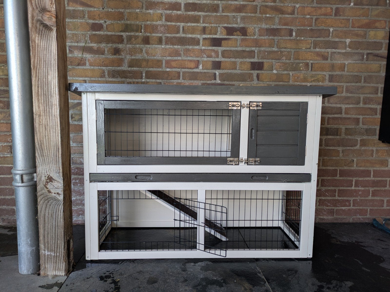 Nieuw konijnenhok afmeting: 111x45x78cm, Dieren en Toebehoren, 110 cm of meer, Nieuw, Hok, Ophalen