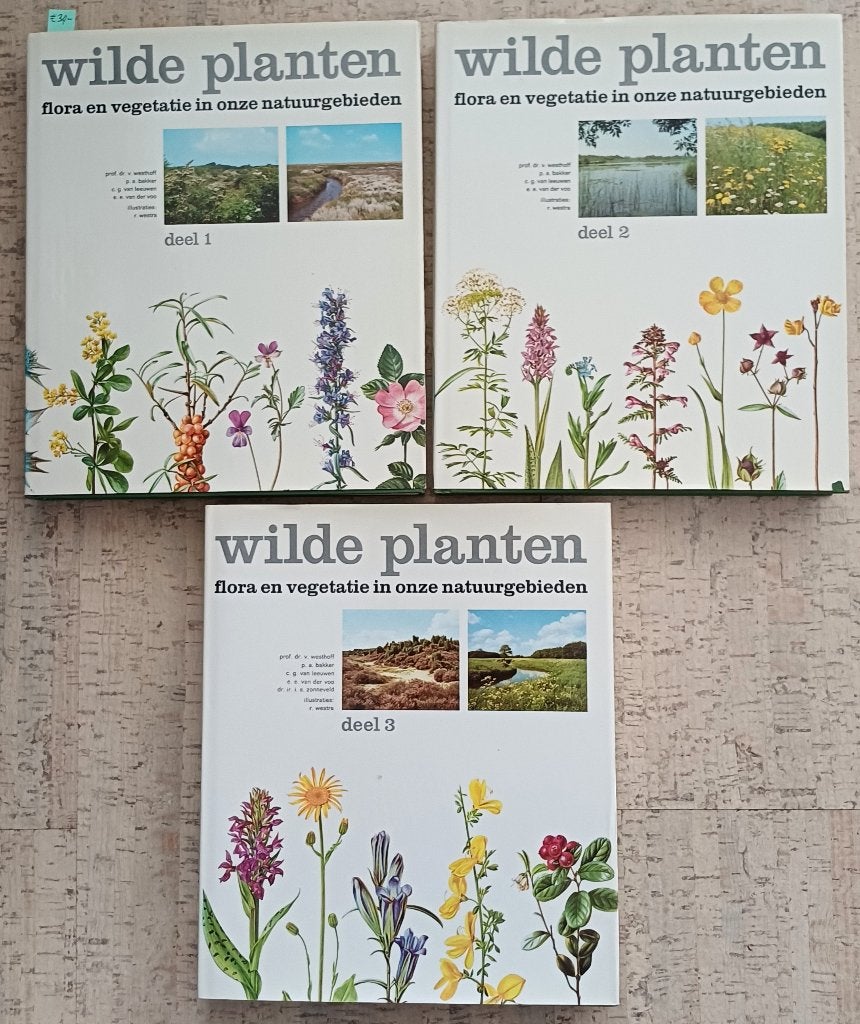 Wilde planten / Flora en vegetatie in onze... - deel 1 t/m 3, Diverse auteurs, Ophalen of Verzenden, Zo goed als nieuw, Natuurwetenschap