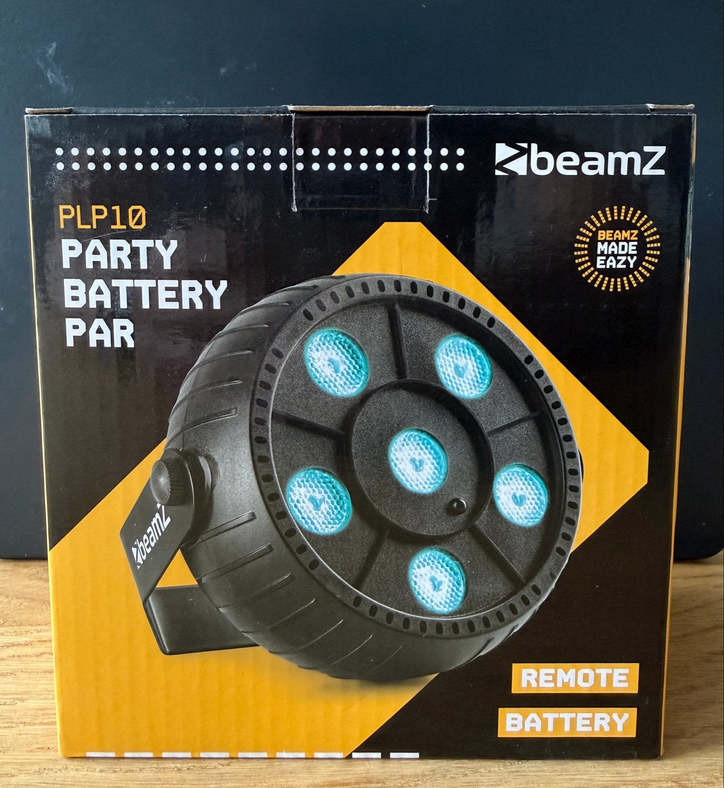 Beamz PLP10 Party Battery PAR - Nieuw in ongeopende doos, Ophalen of Verzenden, Nieuw, Licht, Kleur