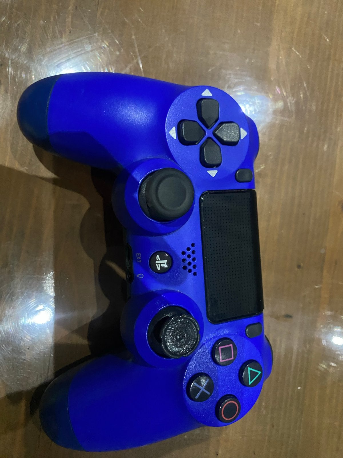 PlayStation 4 DualShock 2Controllers (Blauw & Camo), Gebruikt, Ophalen of Verzenden, Controller, PlayStation 4