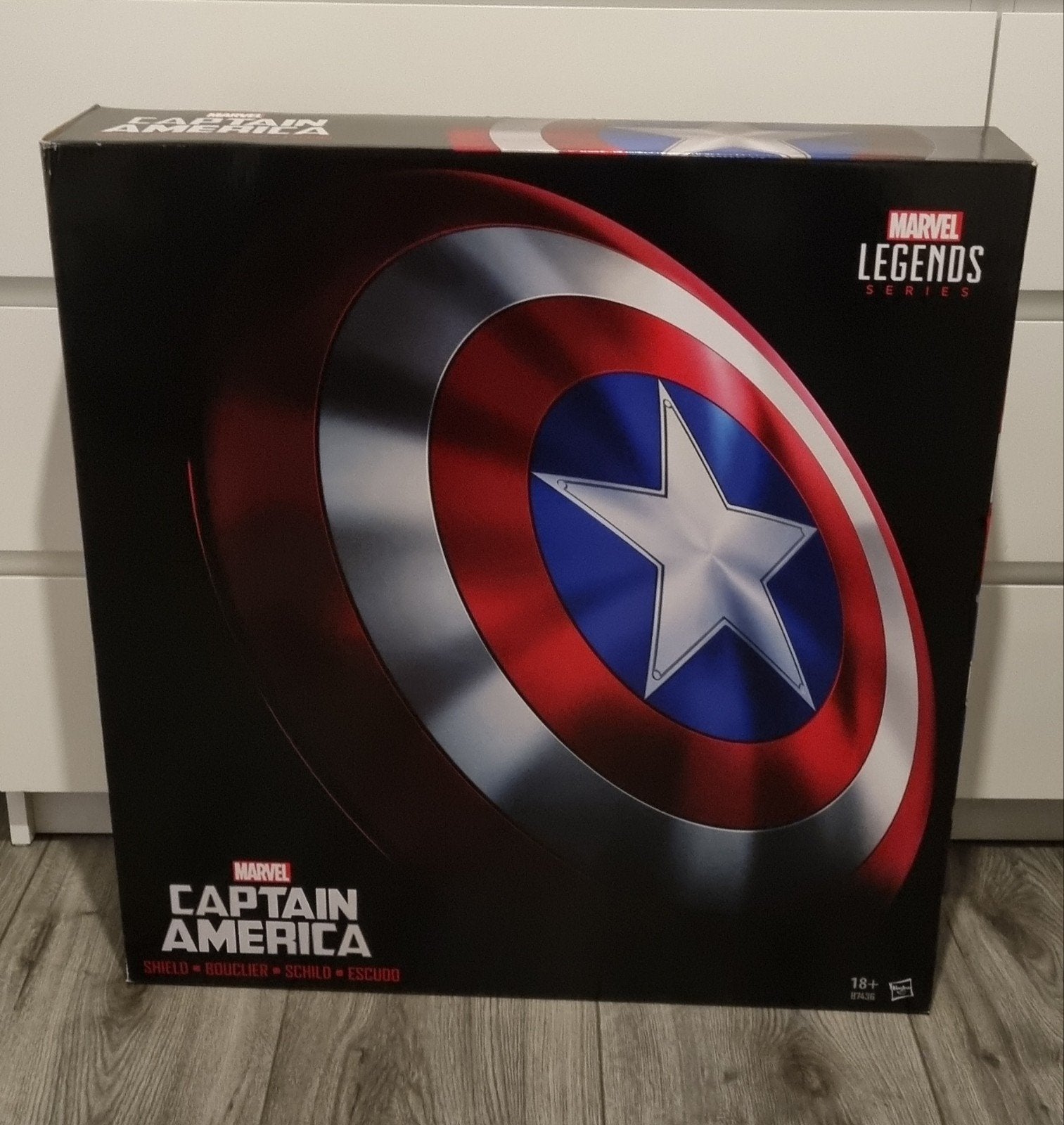 Captain America Marvel Legends cosplay schild 60cm, Ophalen, Zo goed als nieuw