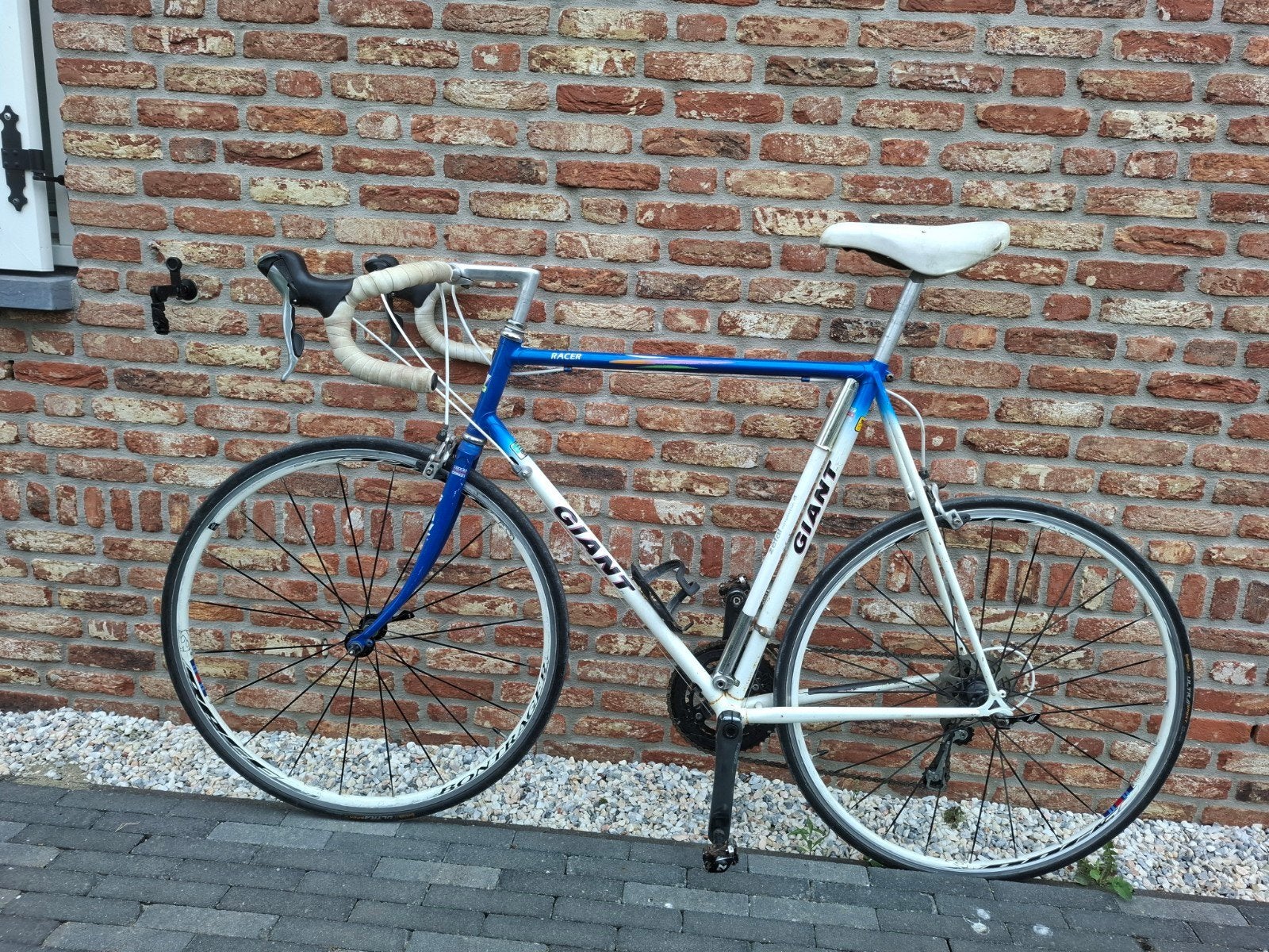 Vintage Giant Racer 1980 met moderne Shimano Tiagra 2x10, 28 inch, Gebruikt, 61 tot 65 cm, 10 tot 15 versnellingen