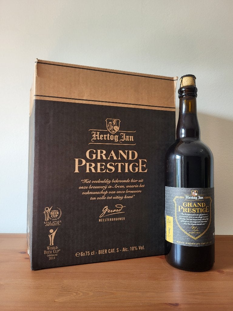 Hertog Jan Grand Prestige - 2021 t/m 2025 - 0,75L - Bier, Verzamelen, Biermerken, Ophalen of Verzenden, Nieuw, Flesje(s), Hertog Jan