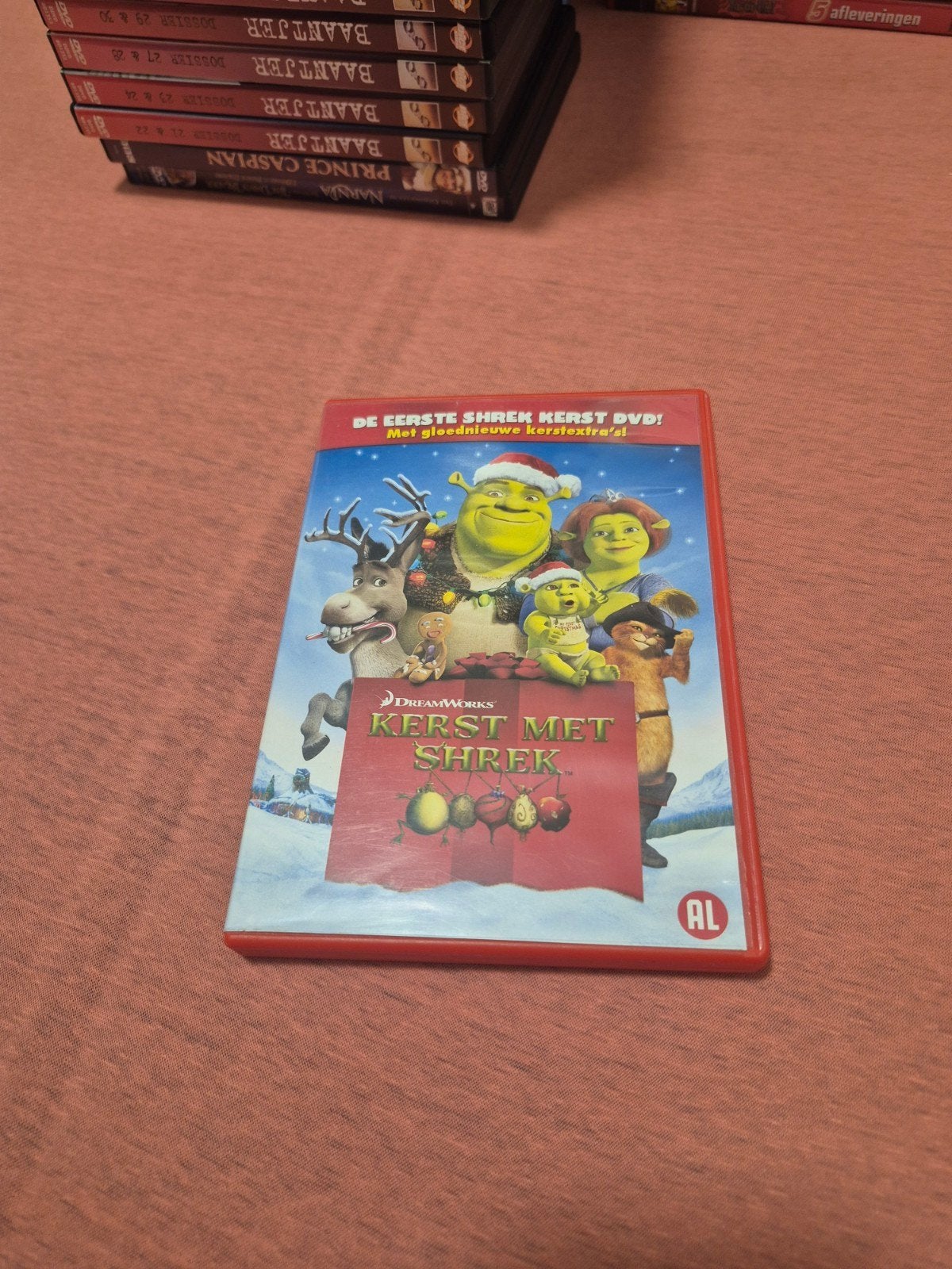 Kerst met Shrek DVD - De Eerste Shrek Kerst DVD!, Gebruikt, Alle leeftijden, Familie, Extra's
