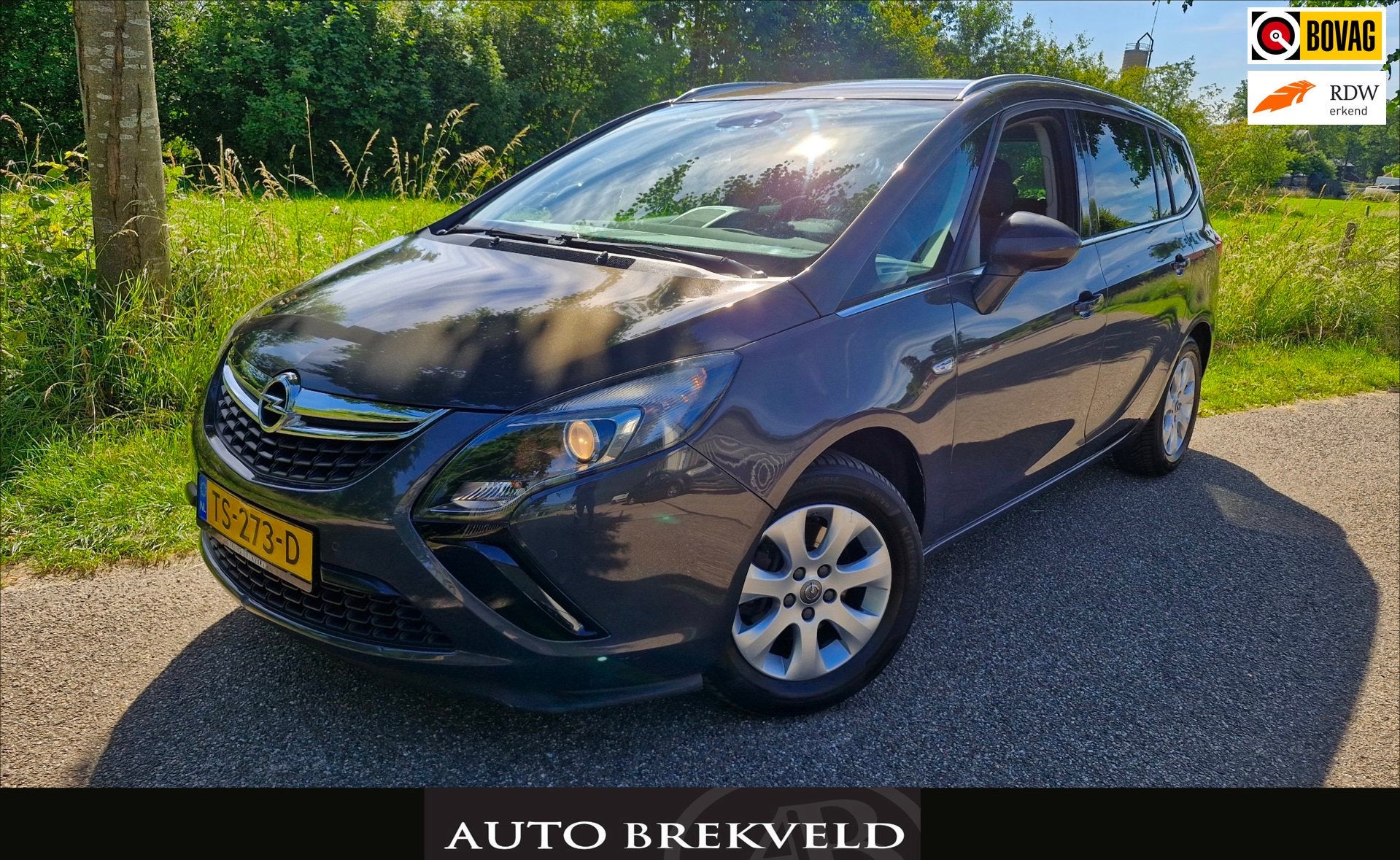 Opel Zafira Tourer 1.4 Innovation 7-Persoons 140PK | Rijklaa, Auto's, Stof, Gebruikt, 4 cilinders, Bedrijf