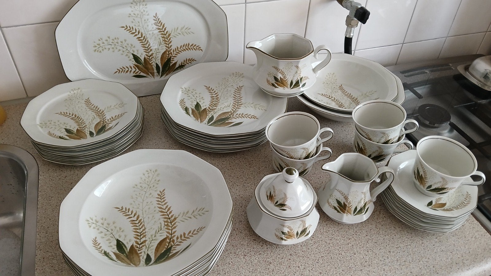 Leuk servies, Ophalen, Gebruikt, Overige merken, Overige stijlen
