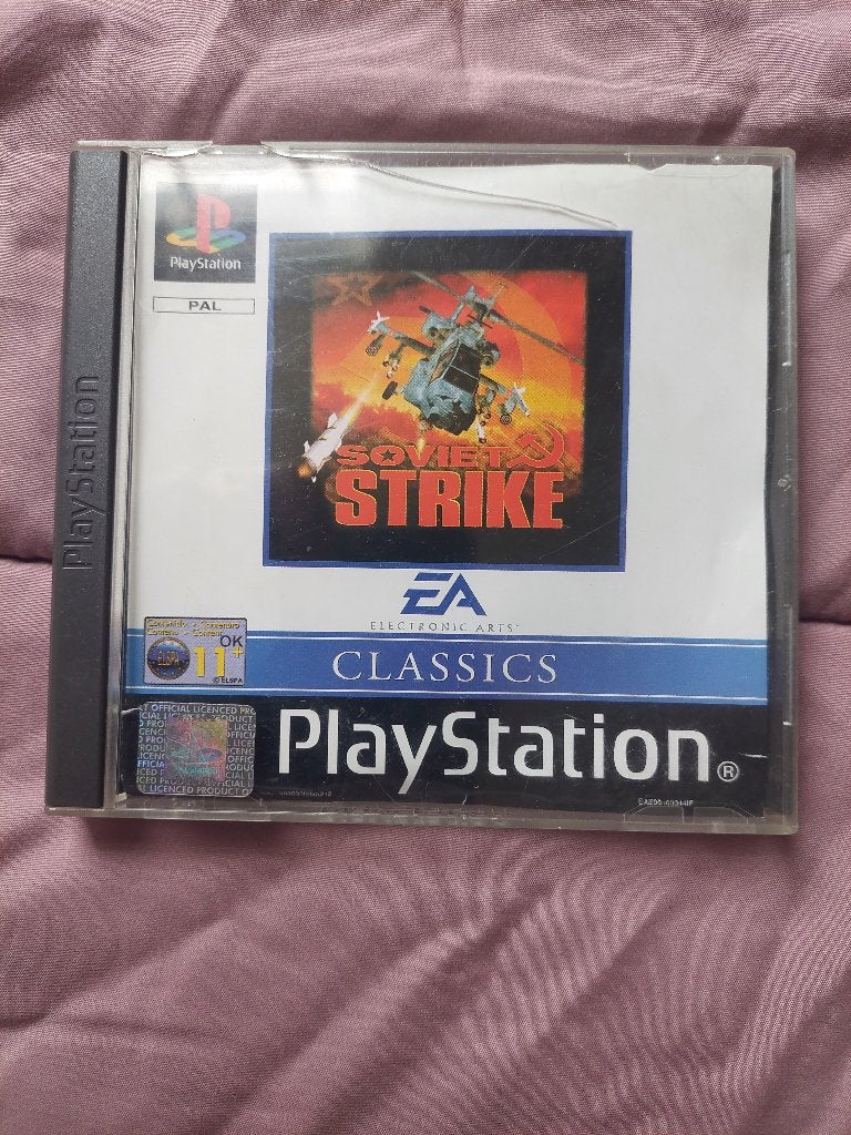 Soviet Strike, PS1, Spelcomputers en Games, Games | Sony PlayStation 1, Gebruikt, 1 speler, Racen en Vliegen, Ophalen of Verzenden