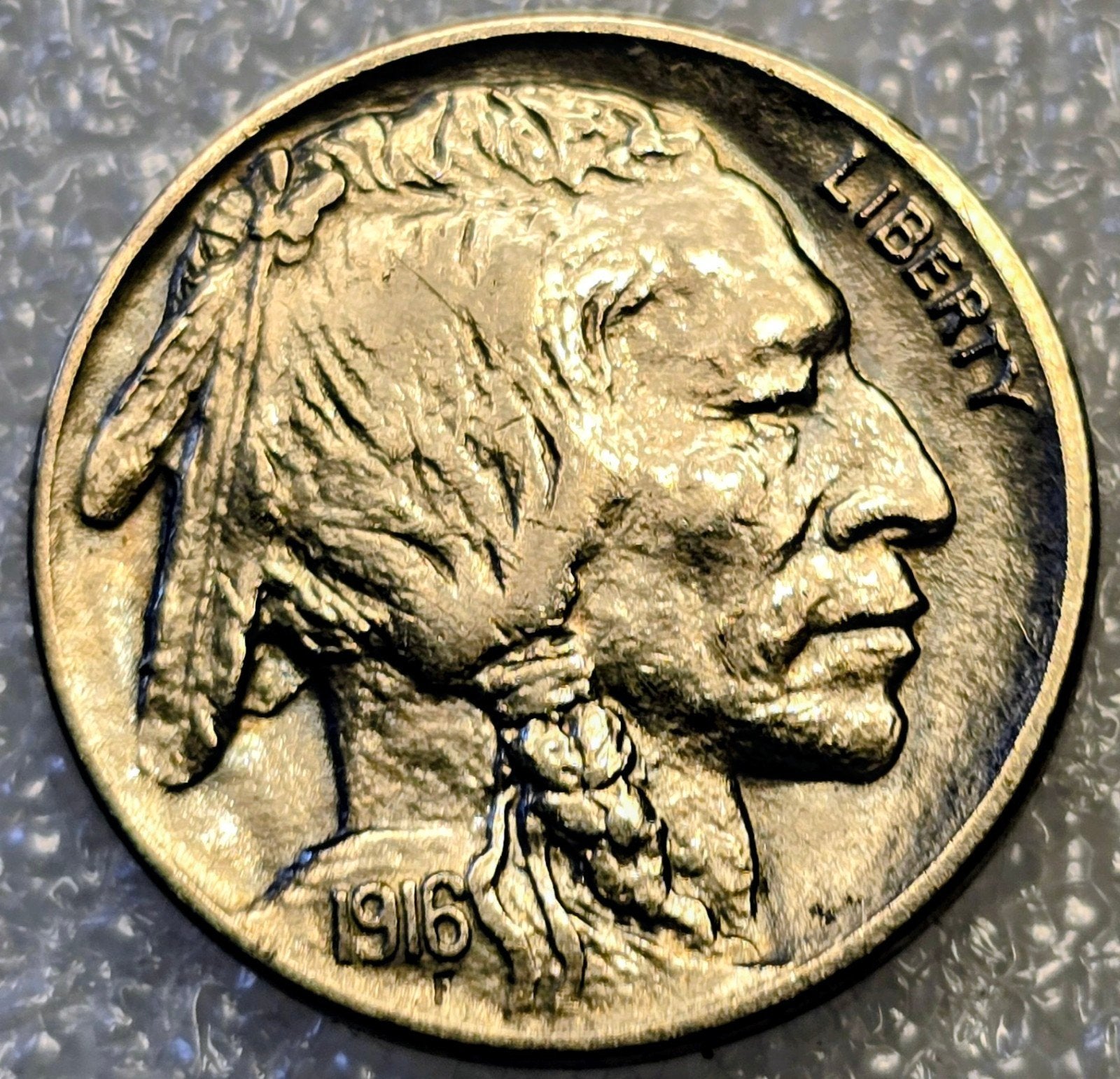 Zeldzame 1916 Buffalo Nickel - Amerikaanse munt, Postzegels en Munten, Ophalen of Verzenden, Noord-Amerika, Losse munt