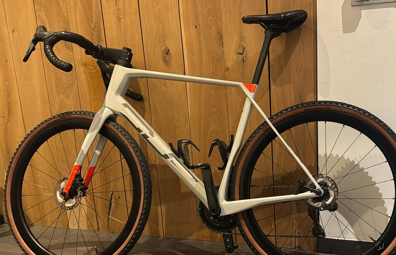 Superior- Carbon Gravelbike met carbon velgen 2x12E maat L, 28 inch, Carbon, Heren, Zo goed als nieuw