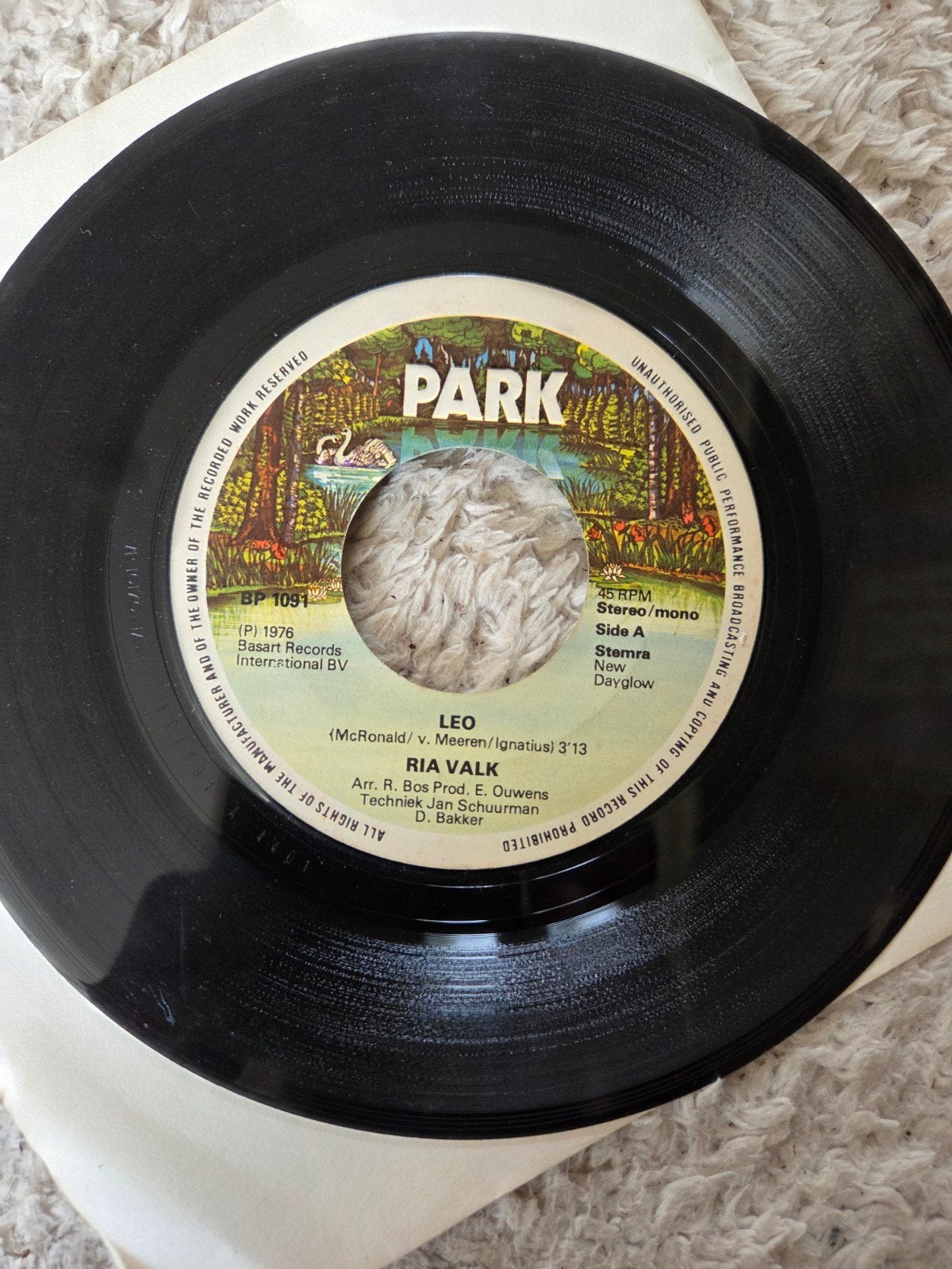 Ria Valk - Leo (Vinyl Single 1976), Gebruikt, 7 inch, Ophalen of Verzenden, EP