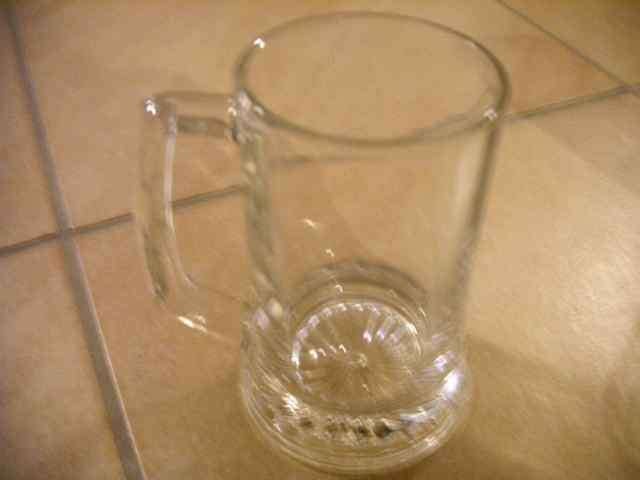 glazen bierpul 0,3 liter, Ophalen of Verzenden, Gebruikt, Bierglas