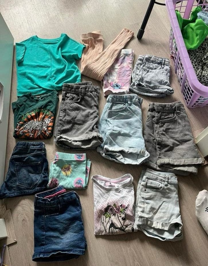 Kledingpakket meisje 130/140 zomer en najaar, Ophalen of Verzenden, Gebruikt, Maat 134