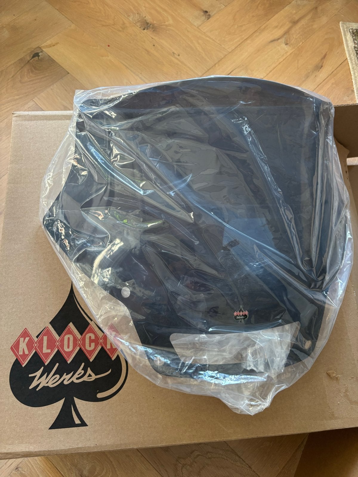 Klock Werks Flare Windscherm 8" Dark Smoke Vented, Motoren, Onderdelen | Harley-Davidson, Ophalen of Verzenden, Nieuw