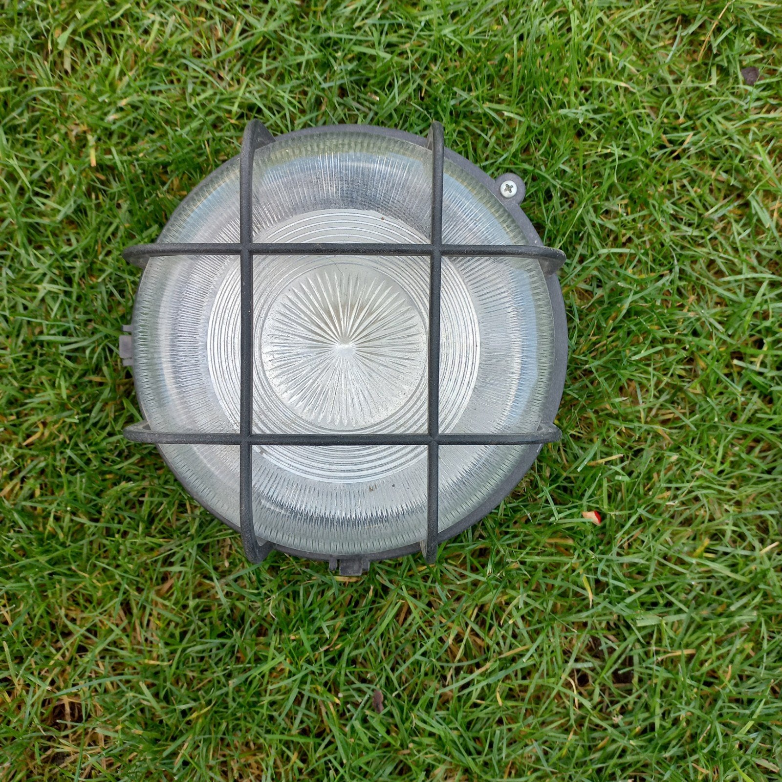 Lamp bulleye te koop, Huis en Inrichting, Kunststof, Gebruikt, Zwart, Plafondlamp