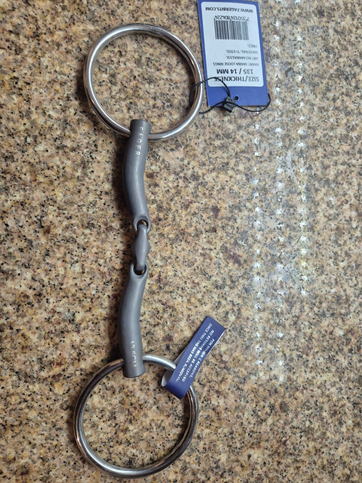 Nieuw fager bit 13.5 cm, Ophalen of Verzenden, Nieuw, Dressuur