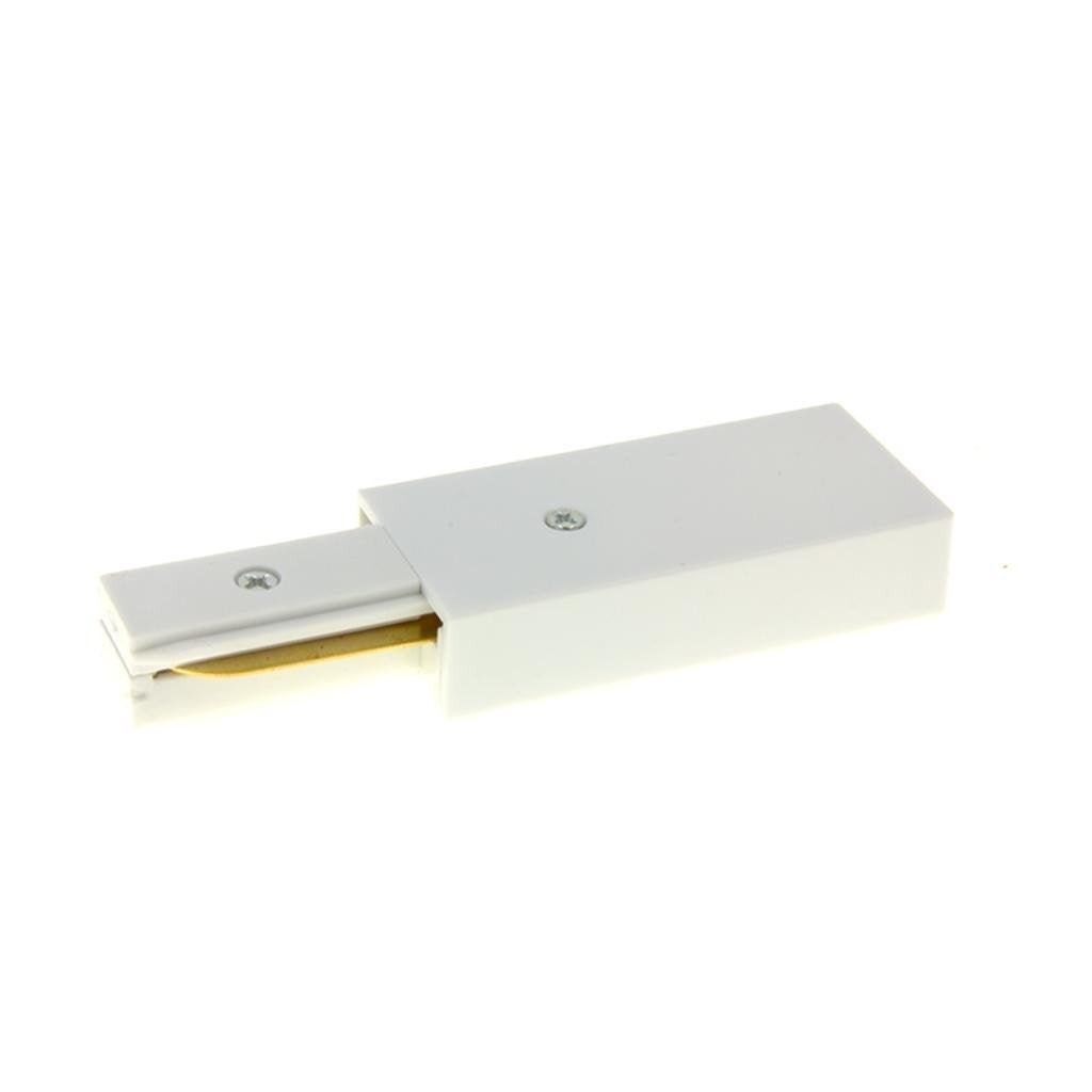 1-FASE RAIL POWER CONNECTOR WIT, Huis en Inrichting, Lampen | Spots, Ophalen of Verzenden
