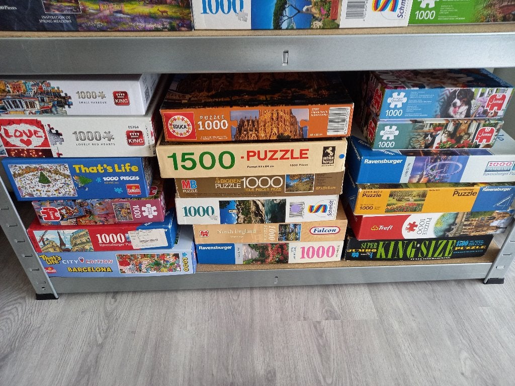 Legpuzzels, Hobby en Vrije tijd, Denksport en Puzzels, Ophalen, 500 t/m 1500 stukjes, Zo goed als nieuw, Legpuzzel
