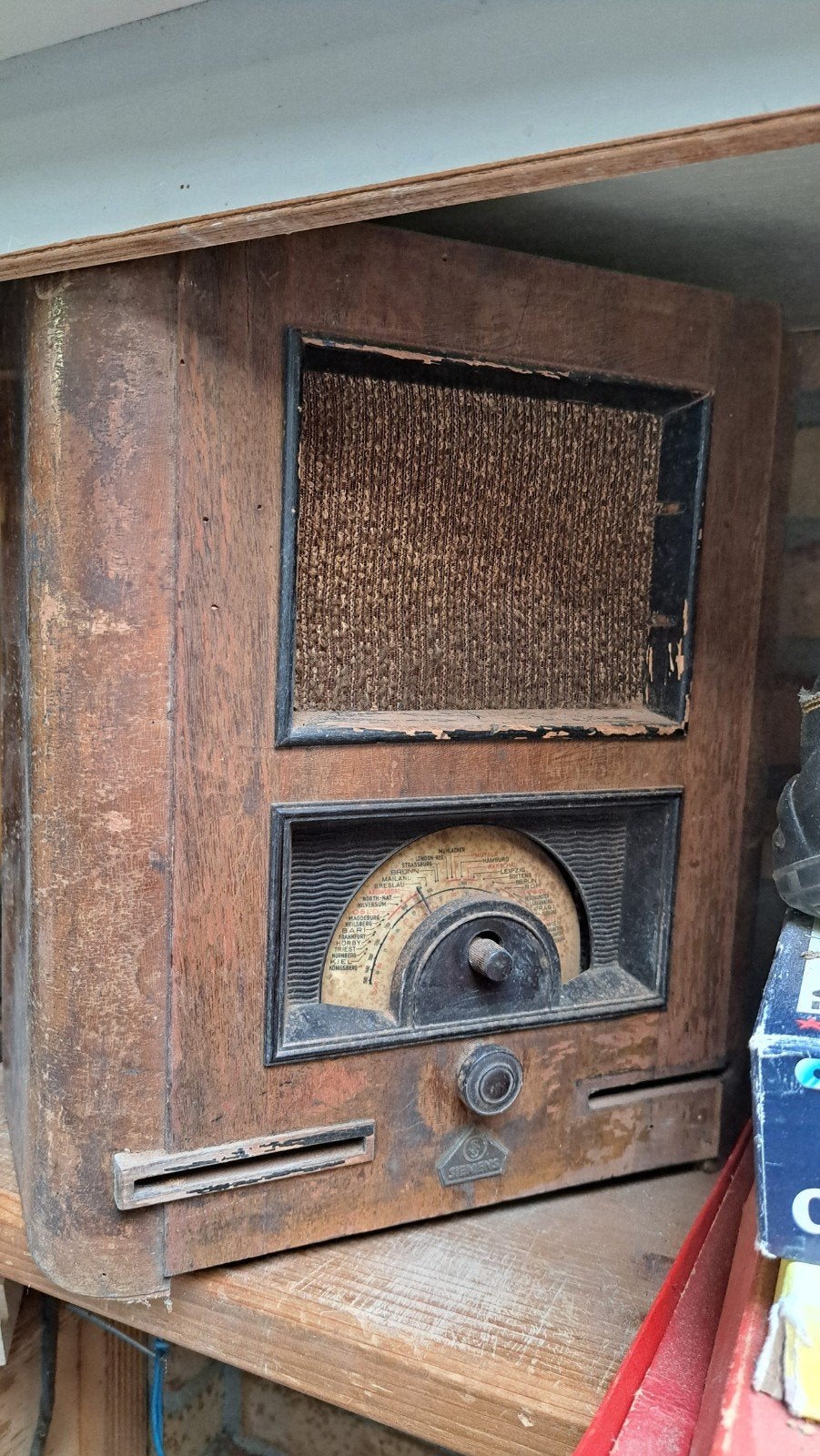 Oude Siemens radio, Ophalen of Verzenden