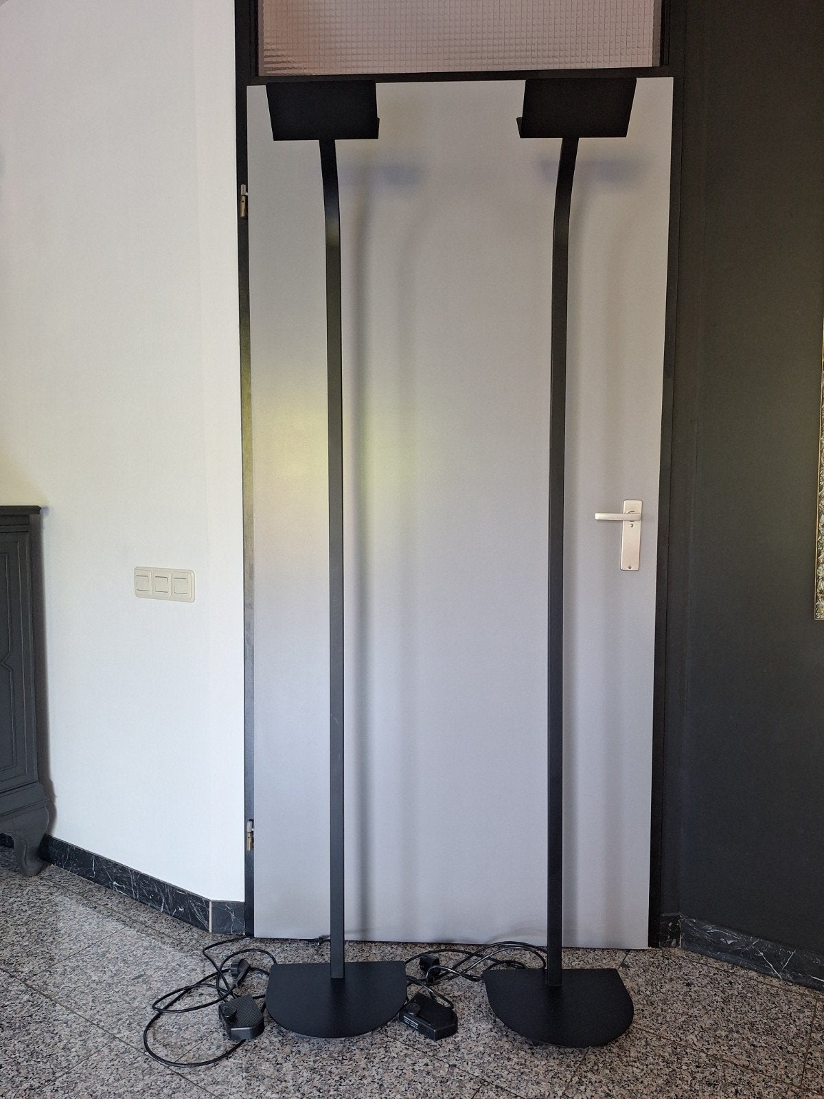 Jan des Bouvrie staande lamp 2 stuks, Huis en Inrichting, Ophalen, Gebruikt, Metaal, Modern