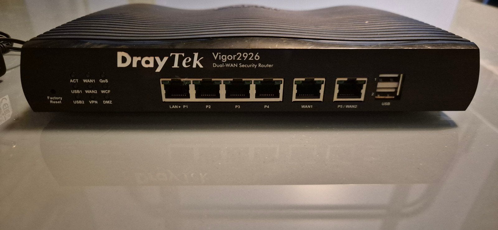 Draytek Vigor 2926 Dual-WAN Security Router, Ophalen of Verzenden, Gebruikt, Router, DrayTek