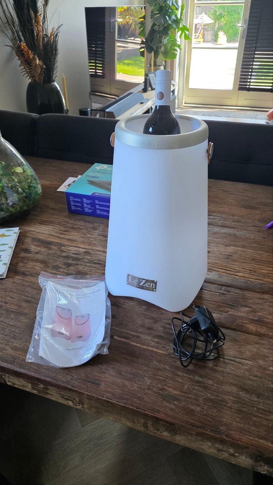 Le Zen draadloze bluetooth speaker,  wijnkoeler en lamp, Ophalen of Verzenden, Minder dan 60 watt, Overige typen, Overige merken
