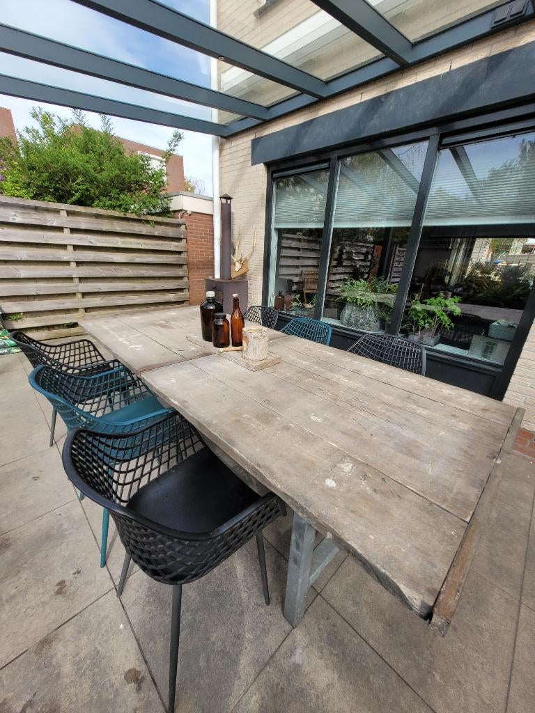 Tuintafel, Ophalen, Gebruikt, Rechthoekig, Overige materialen