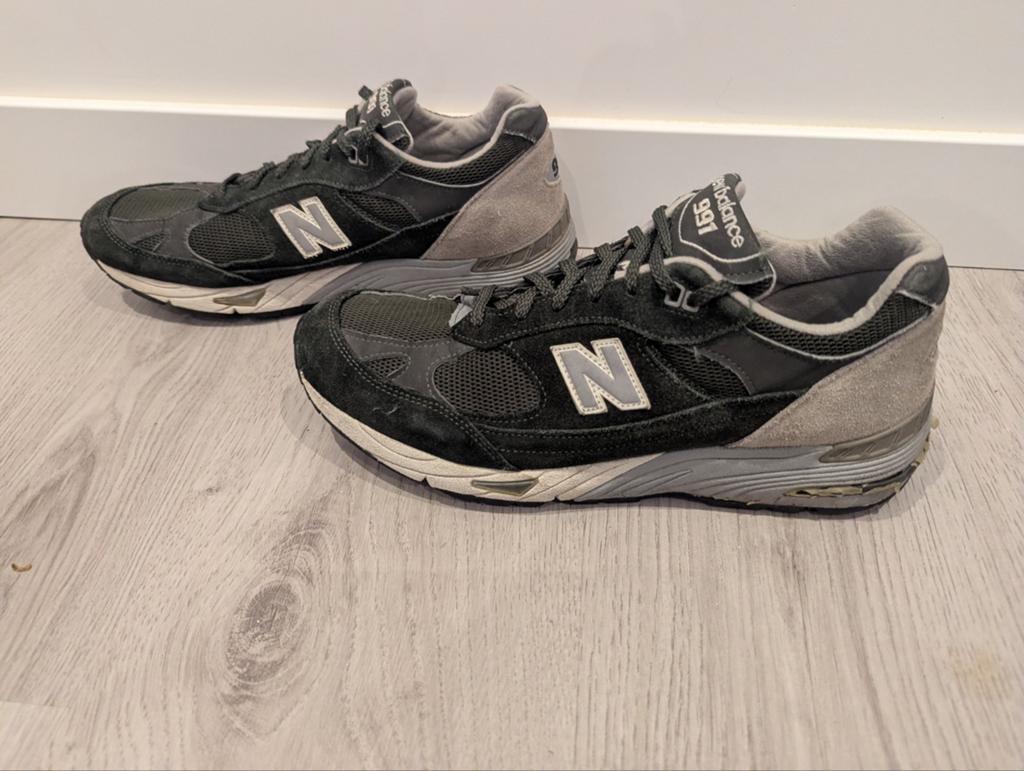 New Balance 991 Sneakers - Maat 45 - Donkergroen, New Balance, Overige kleuren, Ophalen of Verzenden, Sneakers of Gympen