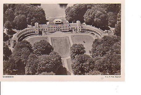 Ansichtkaart  	Baarn	Paleis Soestdijk	luchtfoto, Verzenden, 1940 tot 1960, Ongelopen, Utrecht