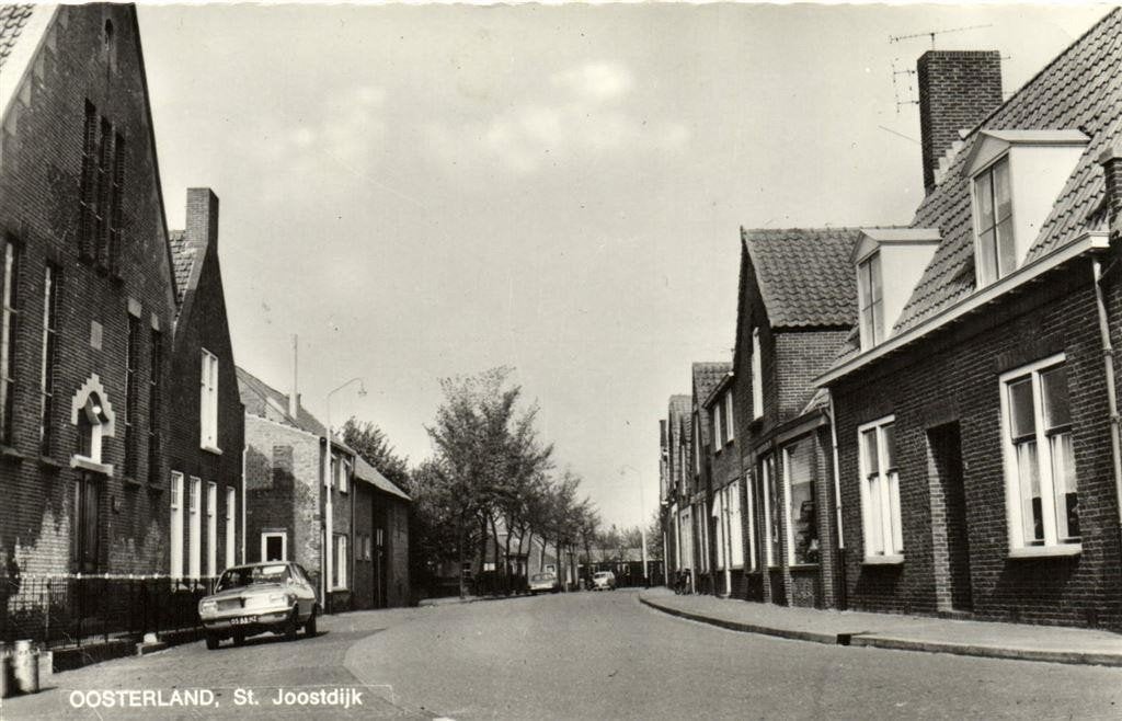 Oosterland, St. Joostdijk - auto - gelopen, Ophalen of Verzenden, 1960 tot 1980, Gelopen, Zeeland