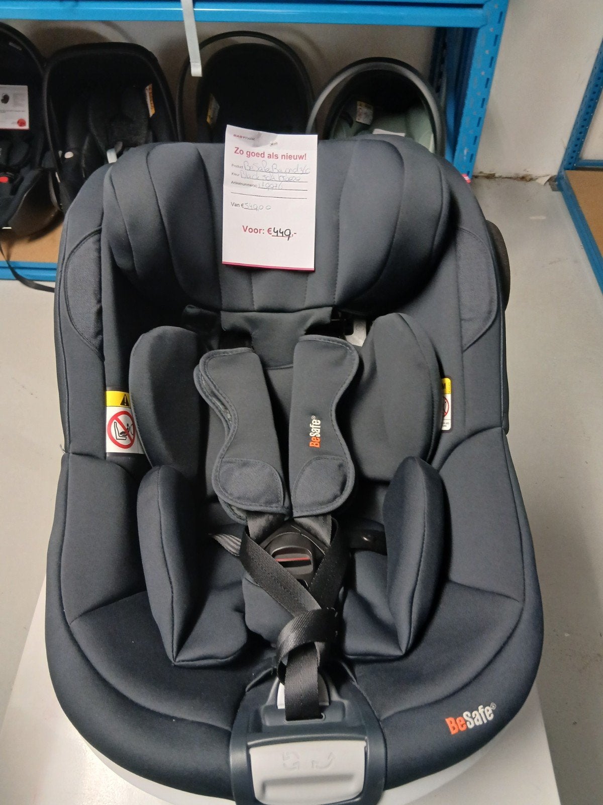 Besafe beyond 360, Verstelbare rugleuning, 9 t/m 18 kg, Zo goed als nieuw, Isofix