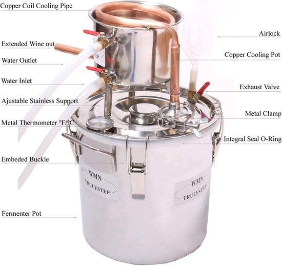 Alcoholstoker – Moonshine Still – Distilleerketel, Hobby en Vrije tijd, Overige Hobby en Vrije tijd, Nieuw, Verzenden