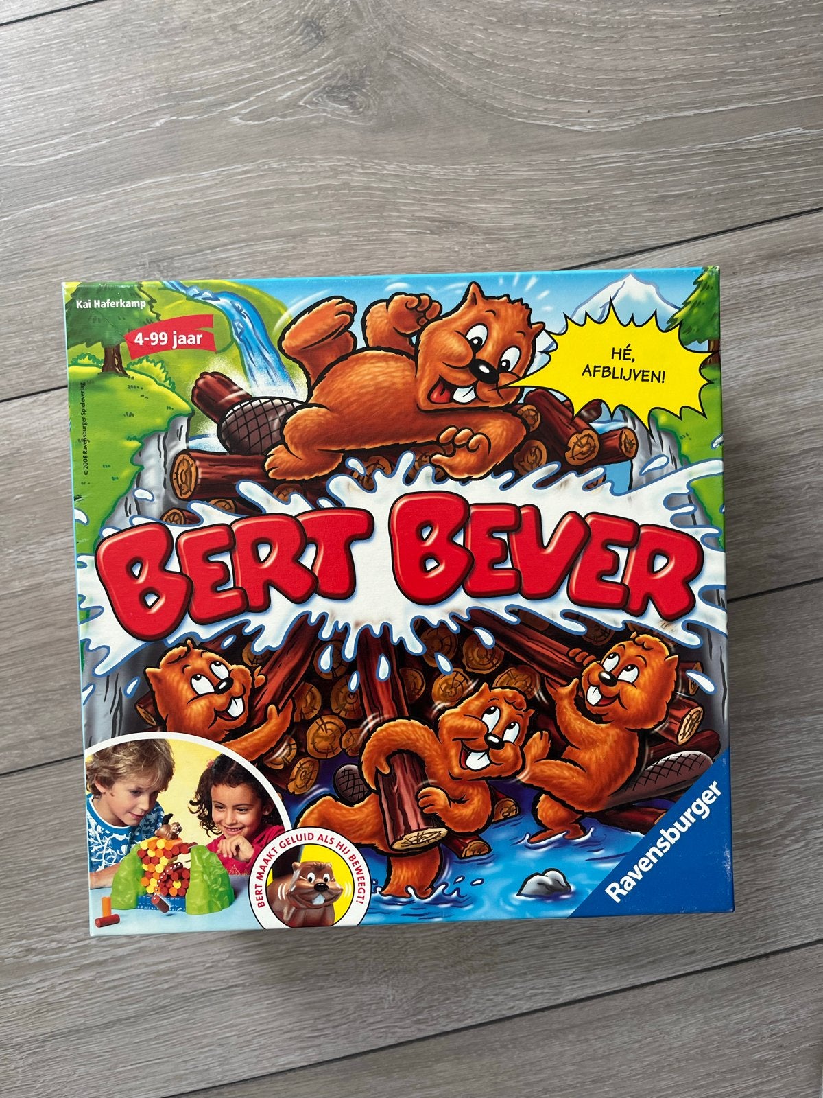 Bert Bever: Leuk familiespel van Ravensburger, Drie of vier spelers, Ophalen of Verzenden, Gebruikt