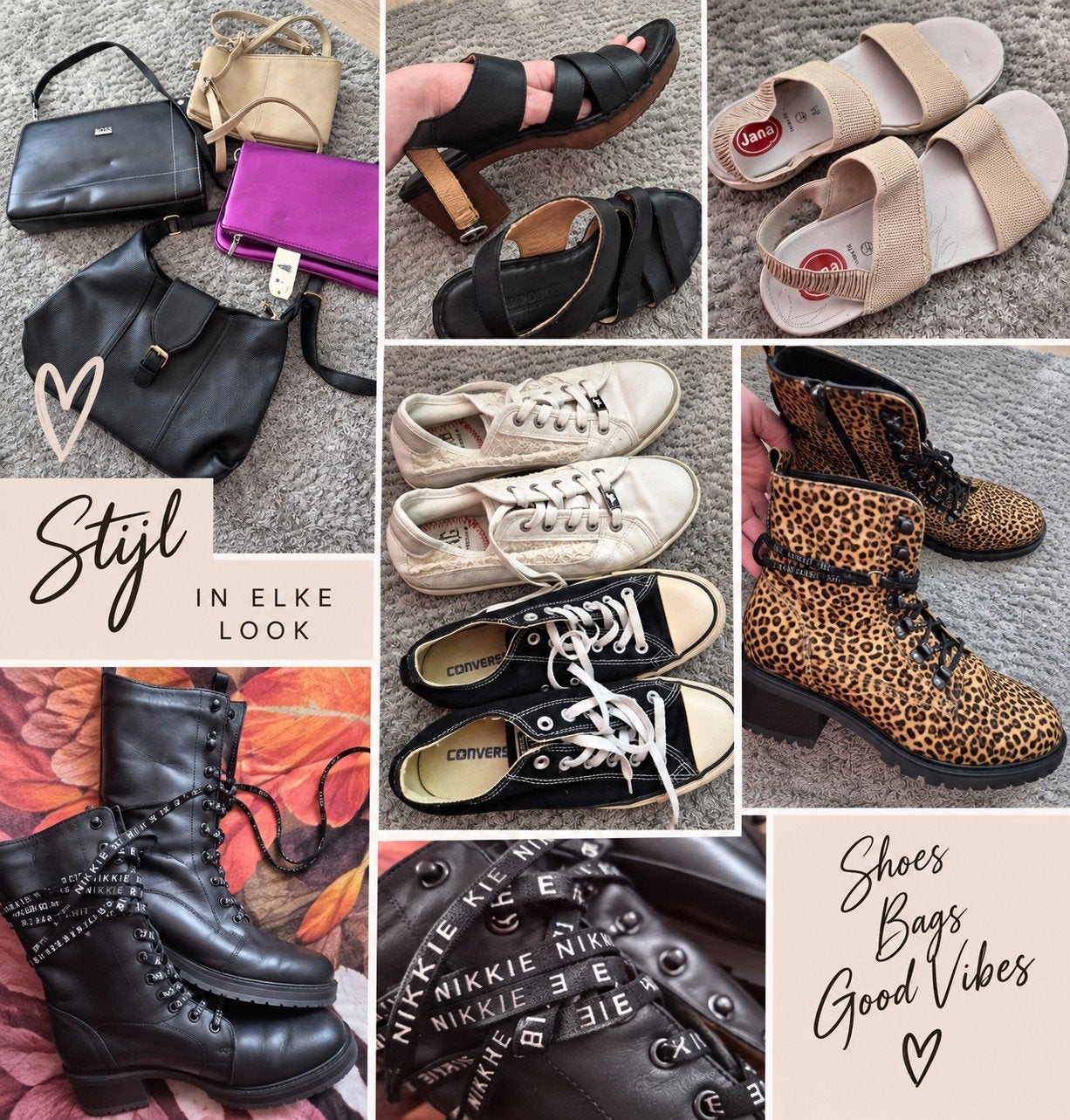 partij dames schoenen laarzen oa nikki all stars 40 hugo, Ophalen of Verzenden, Nieuw, Zwart, Sneakers of Gympen