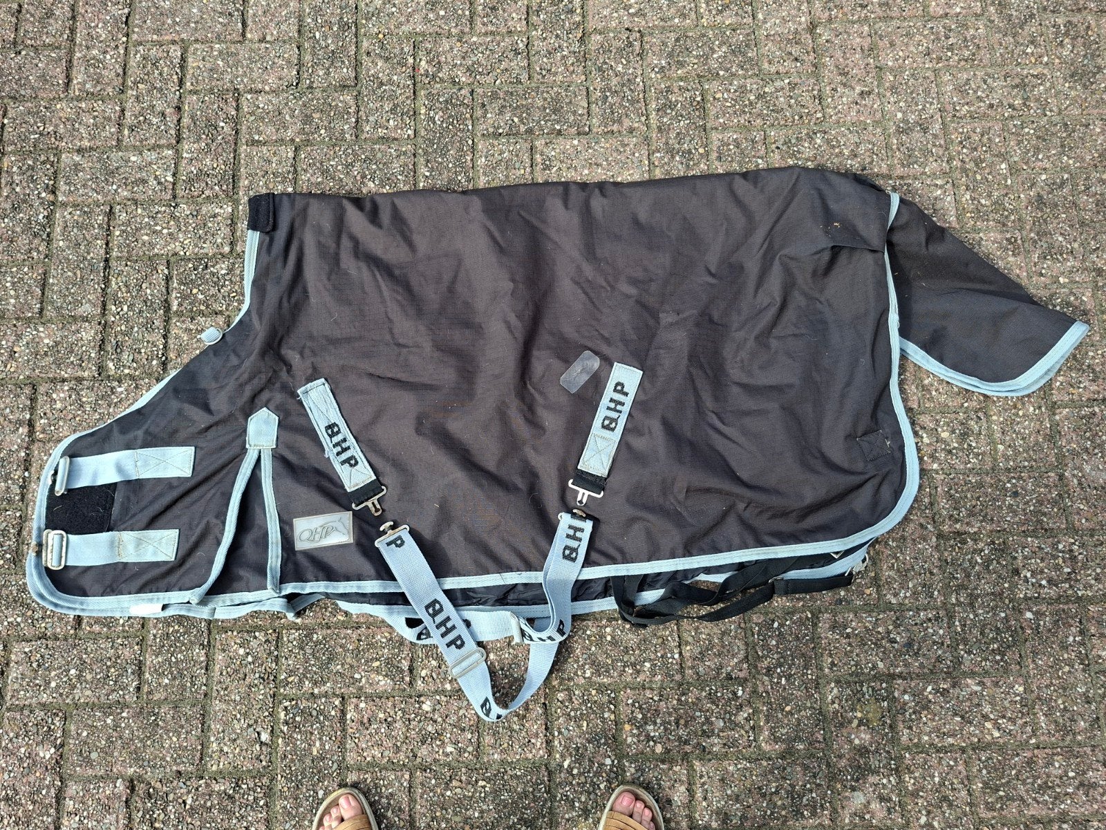 QHP winterdeken 100 grams pony, 105/145 cm, 100 g, Gebruikt, Ophalen of Verzenden, Pony (P)