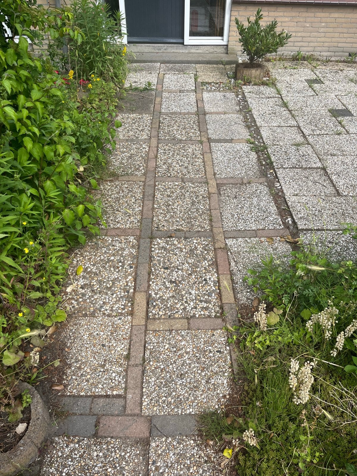 Gebruikte terrastegels en klinkers, Tuin en Terras, Tegels en Klinkers, Ophalen, Gebruikt, Klinkers, 10 m² of meer