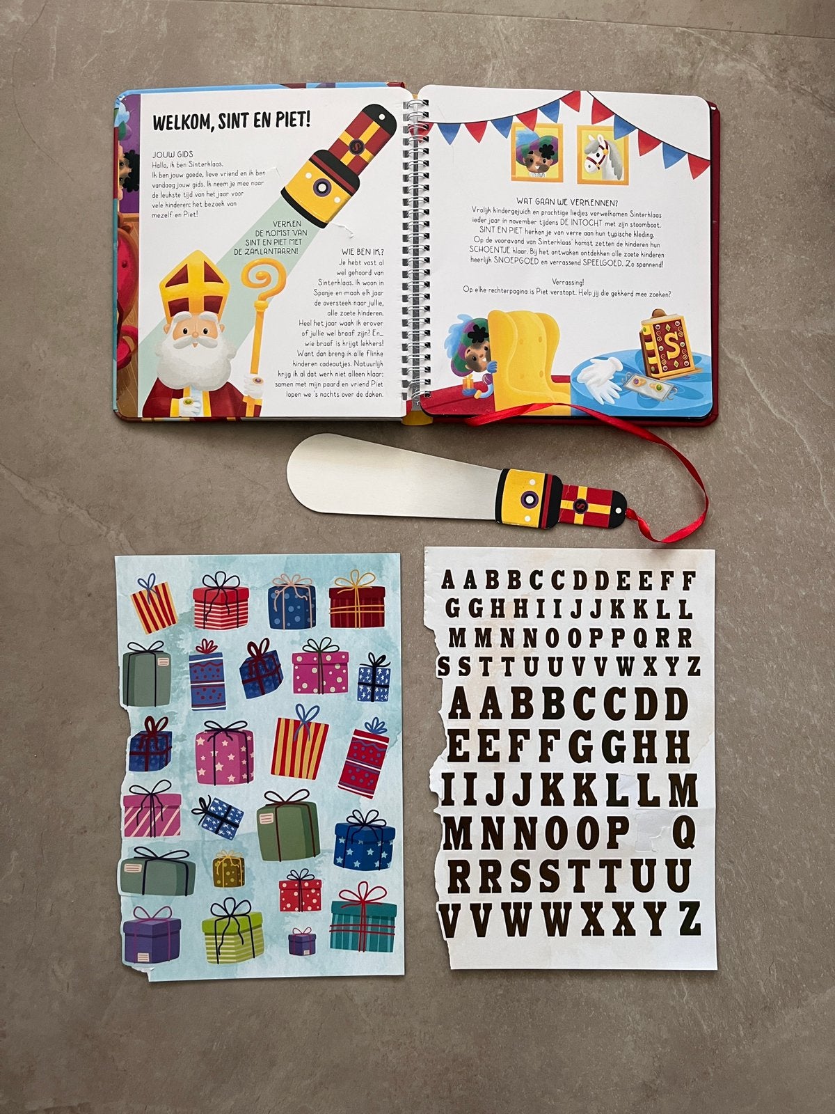 Leuke sinterklaasboek, Ophalen, Zo goed als nieuw