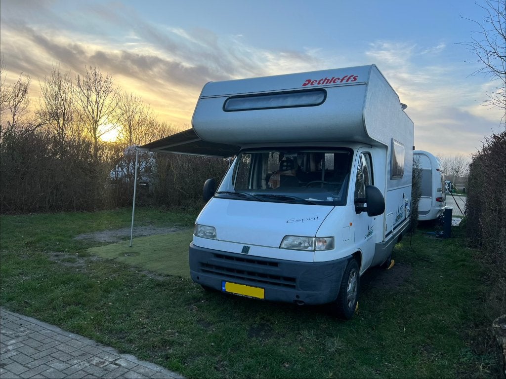 Dethleffs Alkoof 1.9 TD A5430 2000 Wit, Voorwielaandrijving, Stof, Wit, Origineel Nederlands