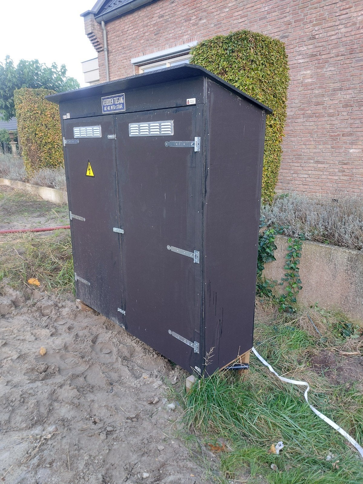meterkast - accukast - bouwkast, Ophalen of Verzenden, Hout, Overige typen