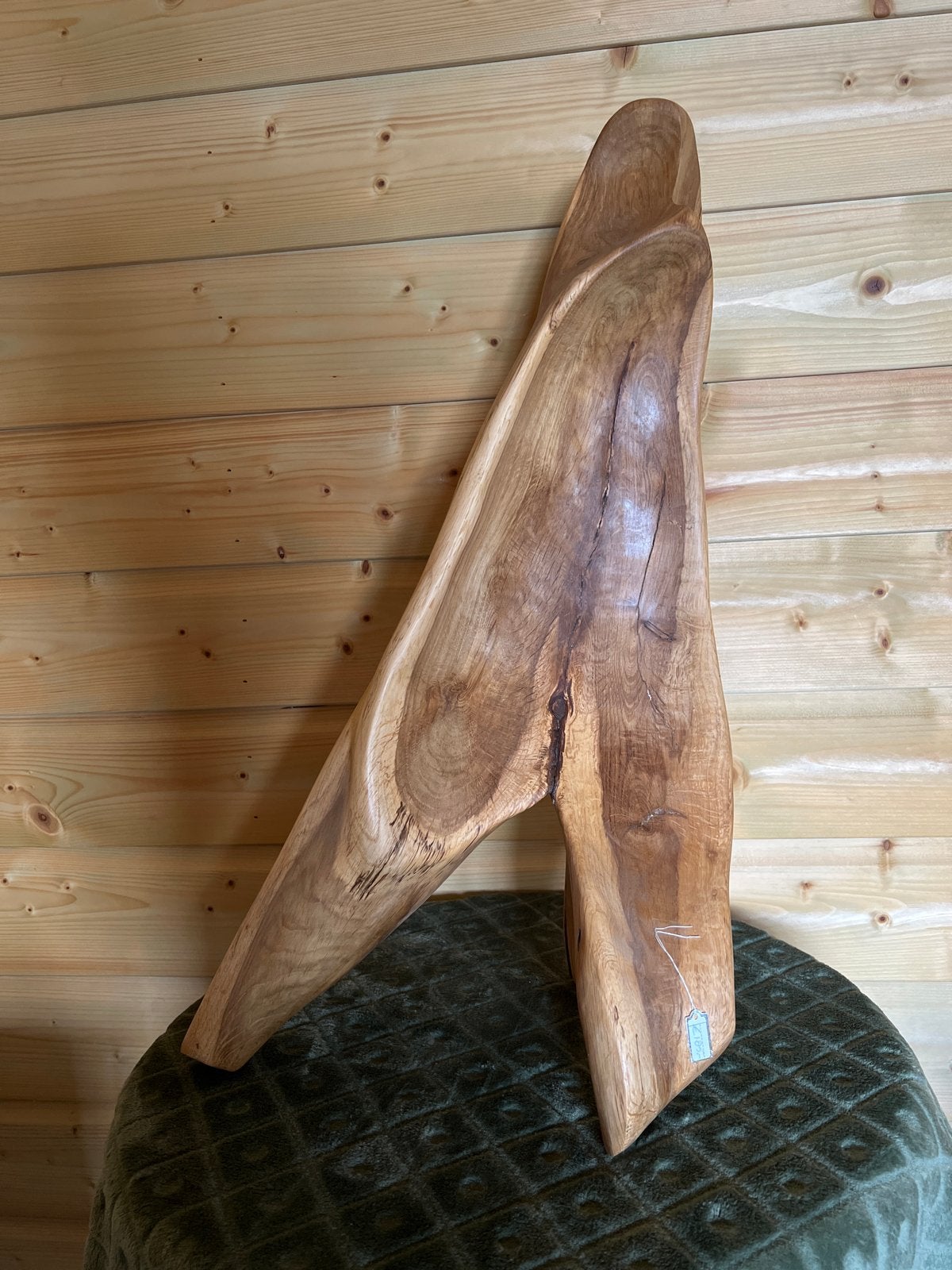 Abstract houten sculptuur - Uniek kunstwerk, Antiek en Kunst, Kunst | Beelden en Houtsnijwerken, Ophalen, 50 - 100 cm, Handgemaakt