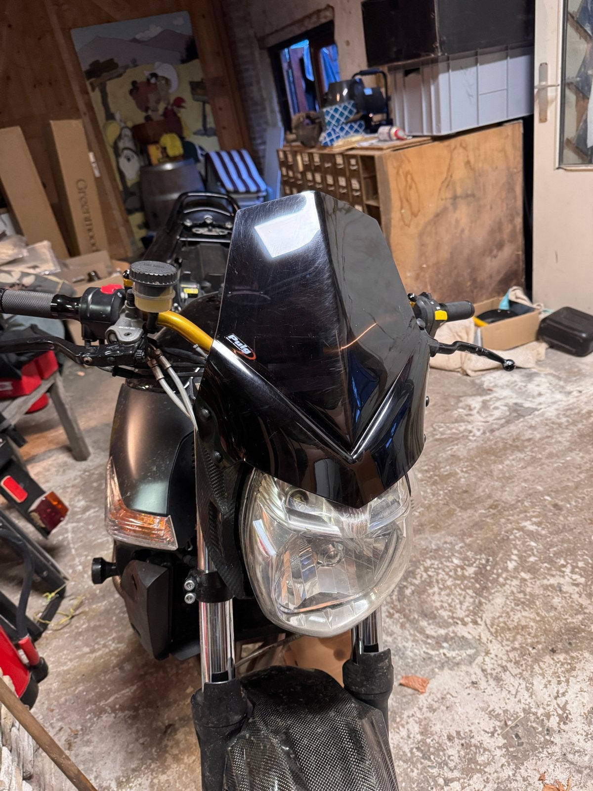 Suzuki GSR 600 (2008) - Volledig zwart met Puig windscherm, Ophalen of Verzenden