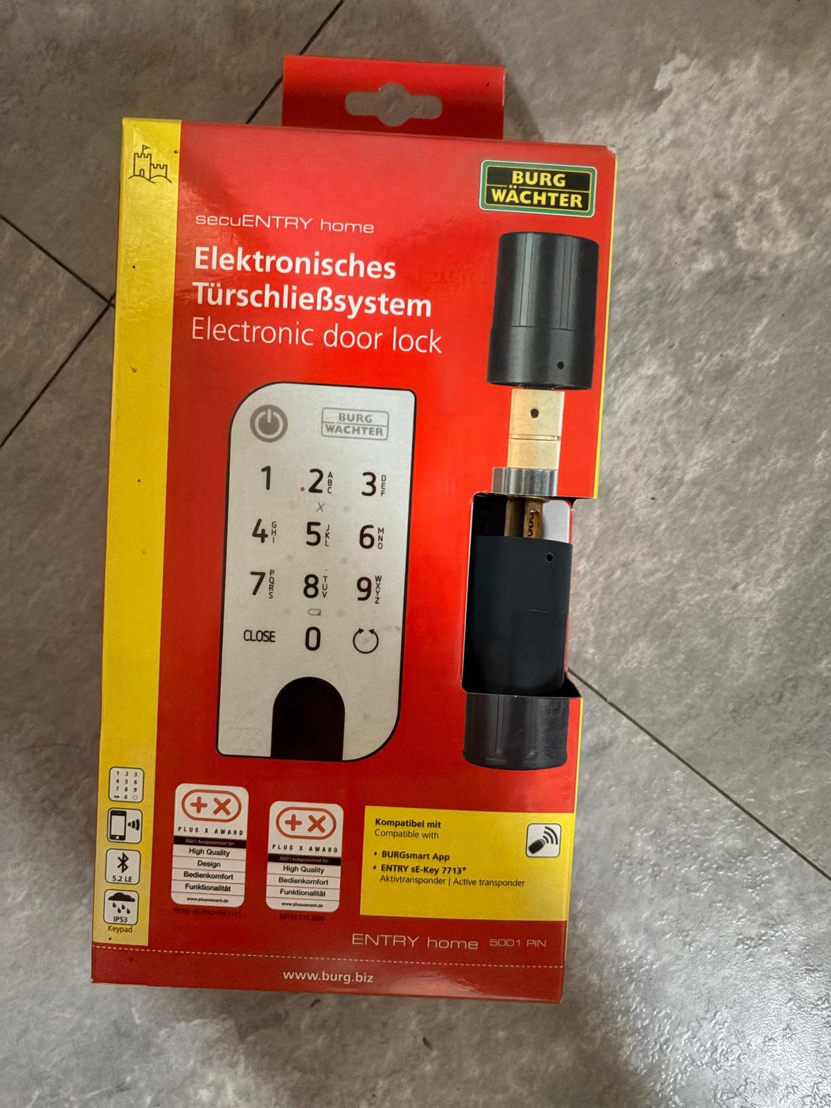 Automatische deurslot Burg Wächter ENTRYhome 5001, Ophalen, Nieuw, Overige materialen, Slot