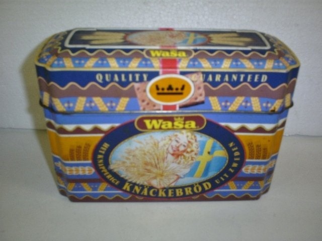 Wasa - mooi bewaarblik voor knackebrot, Ophalen of Verzenden, Zo goed als nieuw, Overige, Overige merken