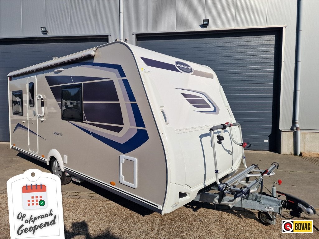 Caravelair Artica 520 incl Bovag beurt/garantie, Caravans en Kamperen, Rondzit, Bedrijf, Overige typen, Schokbreker