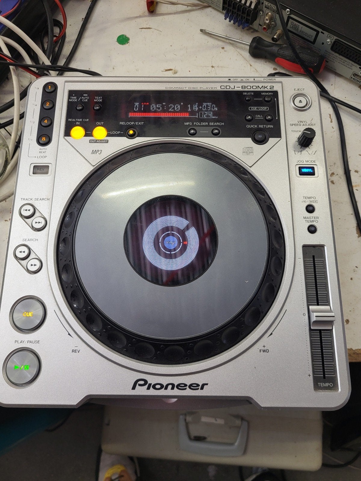 Pioneer CDJ-800MK2 CD-speler - Professionele DJ-deck, Ophalen of Verzenden, Gebruikt, Draaitafel, Pioneer