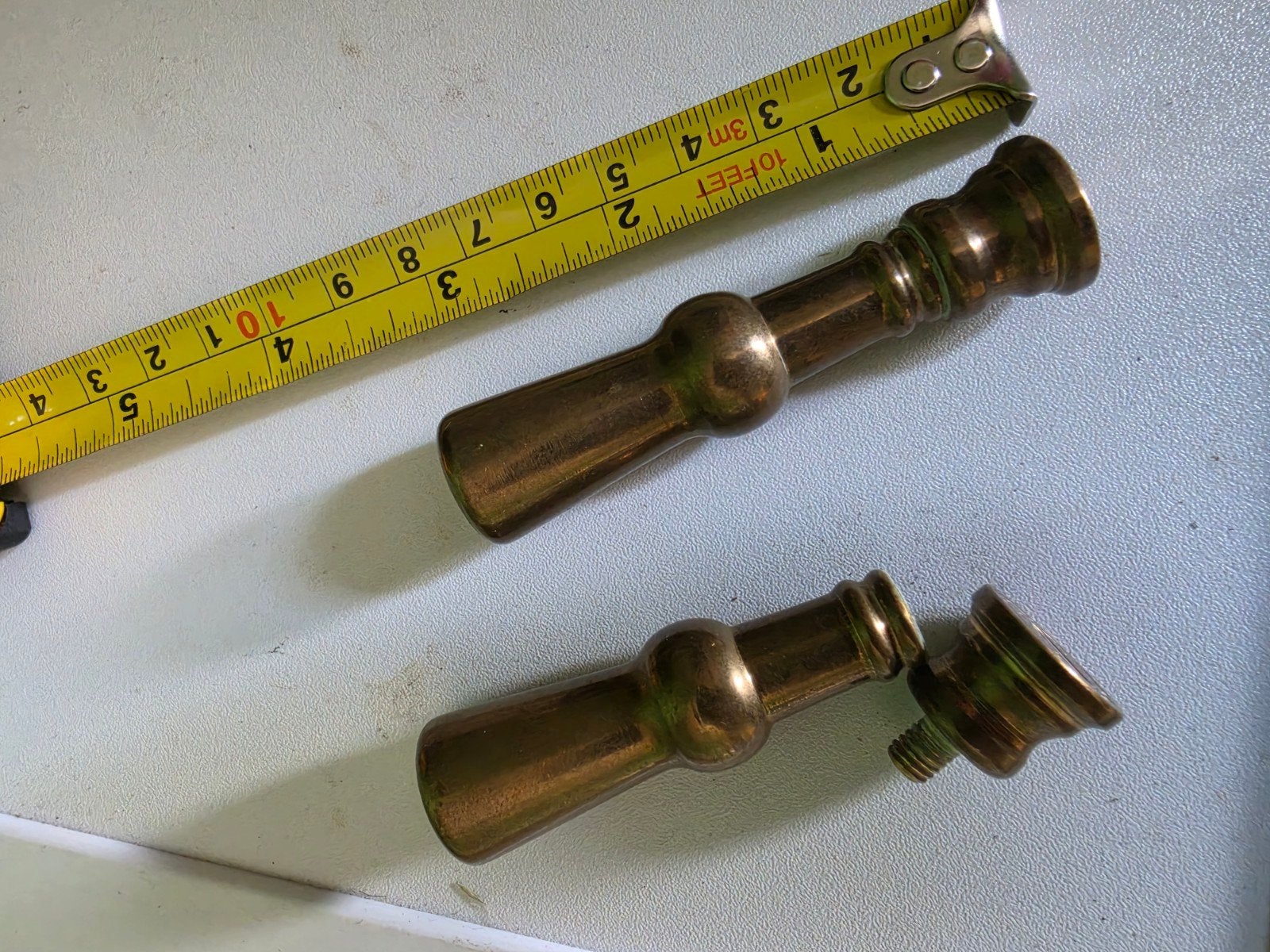 2 koperen lakstempels, Ophalen of Verzenden